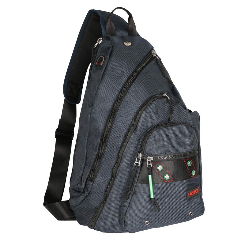 Larswon Sling Backpack, Sling Bag Laptop, Crossbody Bag Men, Shoulder Bags Blue - Image 1